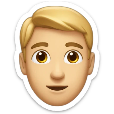 Personne bave yeux amoureux sticker