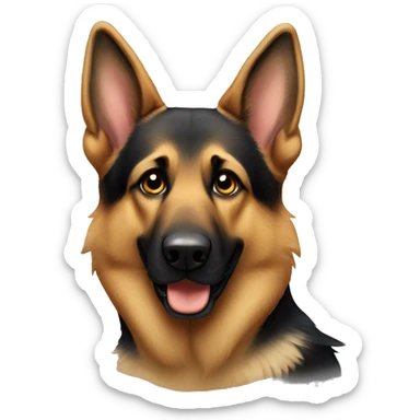 German shepherd  sticker