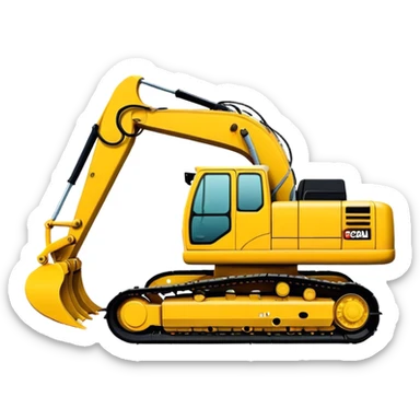 Excavator - Caterpillar 330 (Model Year: 2022) (Iconic colour: Yellow) sticker