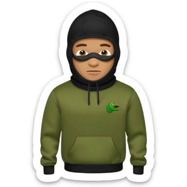 Shrek en tn avec une cagoule un jogging Lacoste avec un pull CP company sticker