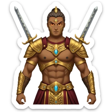 I want an emoji for Eight-Handled Sword Divergent Sila Divine General Mahoraga sticker