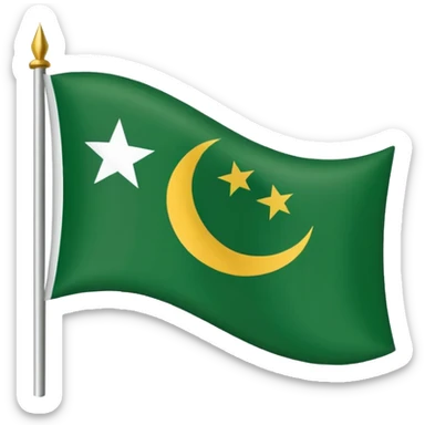 Flag of Azad Kashmir sticker