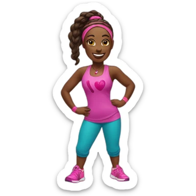 I love zumba sticker