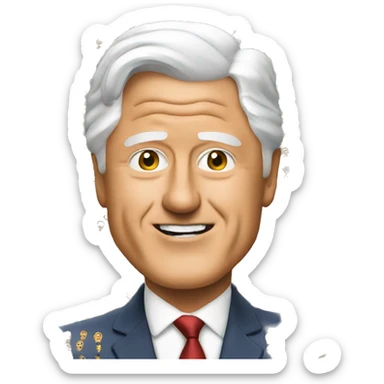 Bill Clinton  sticker