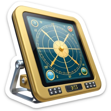 modern military navigation equipment sticker