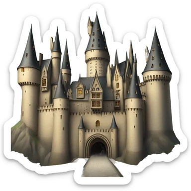Hogwarts castle sticker