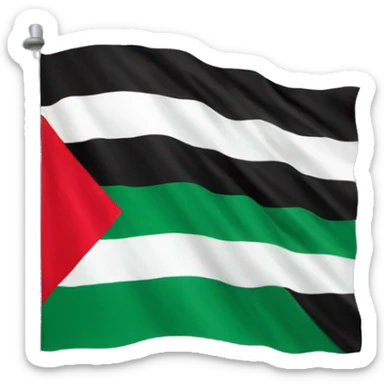 Palestine flag sticker