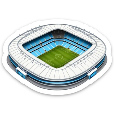 Etihad Stadium, home of Manchester City football club sticker