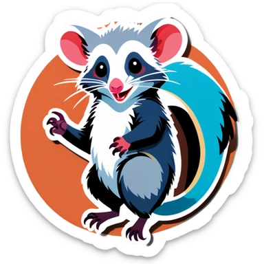 Awesome Possum  sticker