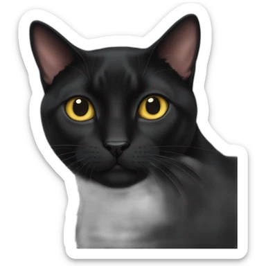 bombay cat sticker