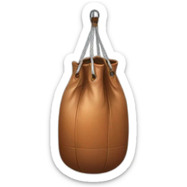 boxing bag sticker