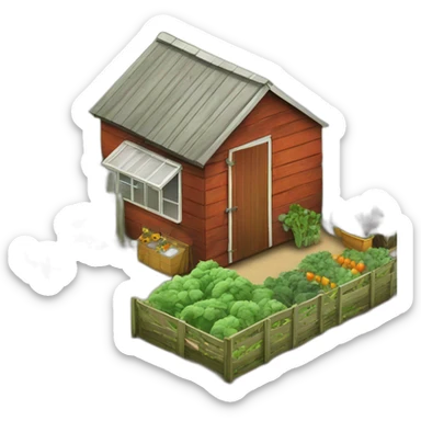 allotment shed sticker