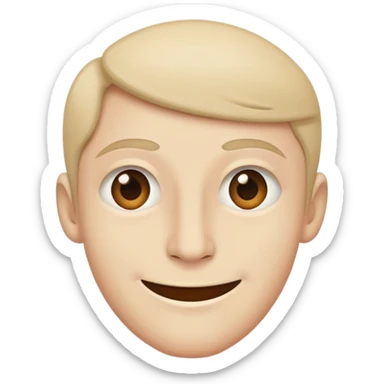 Faking a smile sticker