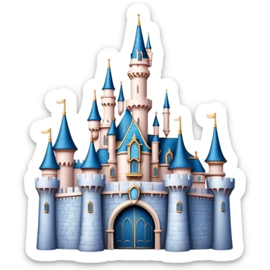 disneyland castle sticker