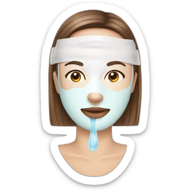 hydrating mask sticker