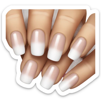 Nails french manicure sticker