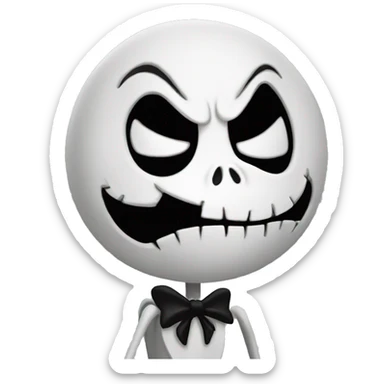 Jack skellington sticker