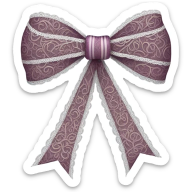 Bow  sticker