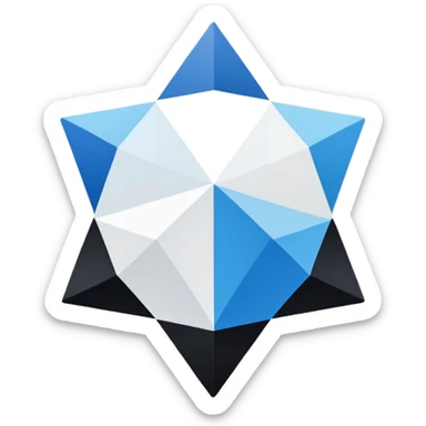 a logo of a club called wish fc blue and white and black sticker