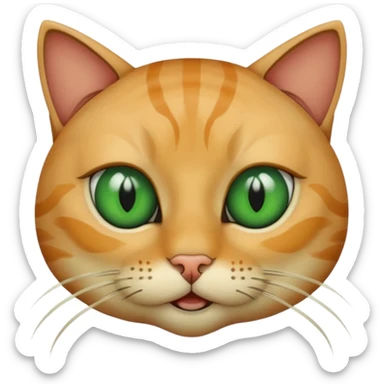 eye of a cat sticker