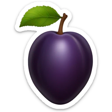 plum sticker