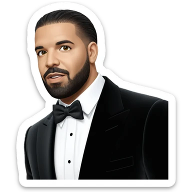 formal attire with bowtie sticker