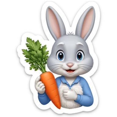 Bugs Bunny from Looney Tunes sticker