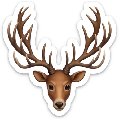 Deer Antlers sticker