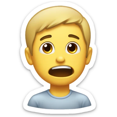 smacking forehead in embarrassment  sticker