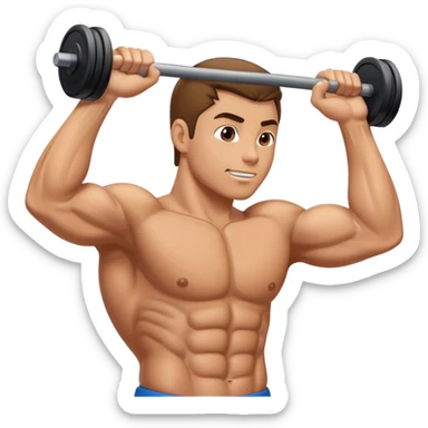 tricep exercise sticker