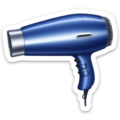 Dark blue hairdryer dyson  sticker