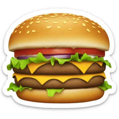 burger sticker
