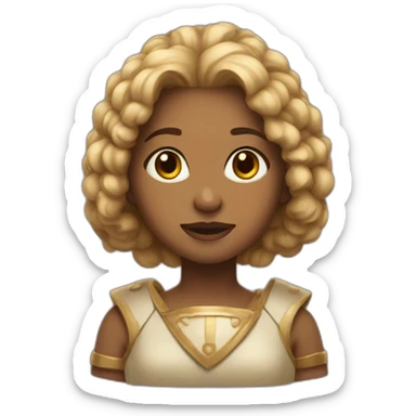 cute joan of ark sticker