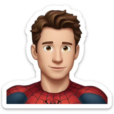 spiderman tom holland sticker