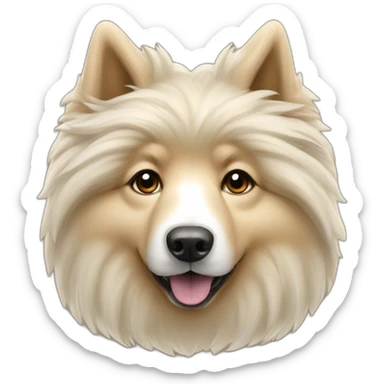 sand Iceland Sheepdog spitz sticker