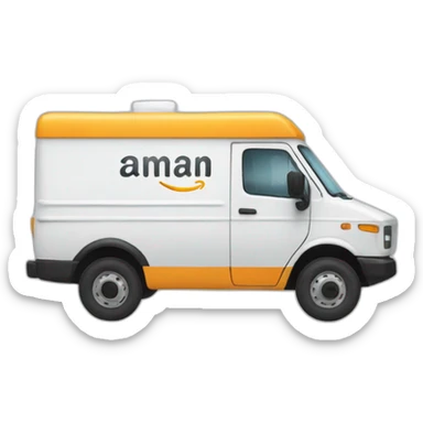 Amazon prime delivery van sticker