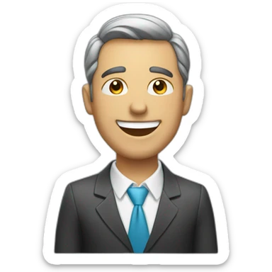 happy business man sticker