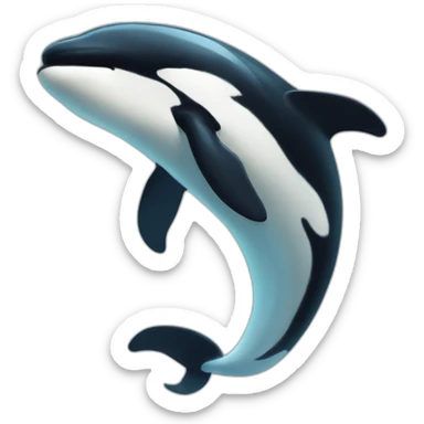 Killer-whale sticker