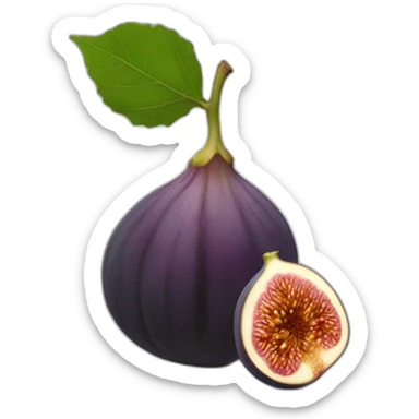 fig the fruit sticker