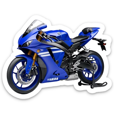 Yamaha YZF (Sportbike) - Yamaha YZF-R1 (Model Year: 2022) (Iconic colour: Blue) sticker