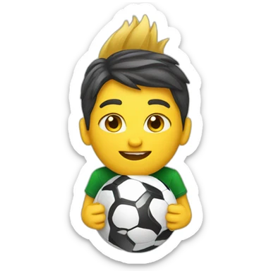soccer fan sticker