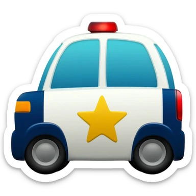 Police Car sticker