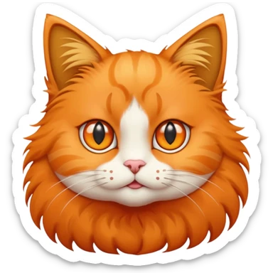 A cat with a star eyes sticker