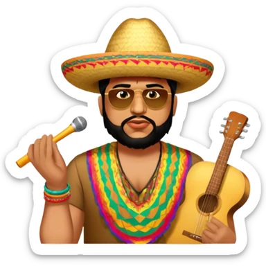 Vibrant Festival Singer sticker