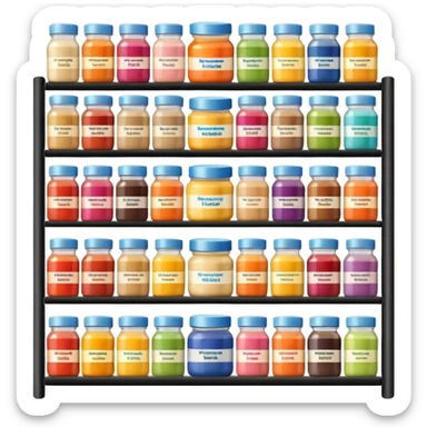 suplement bar sticker