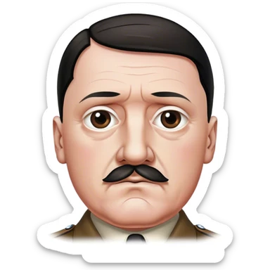 realistic Adolf hitler sticker