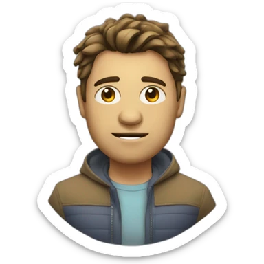 Mec bizarre qui dit bonne nuit sticker