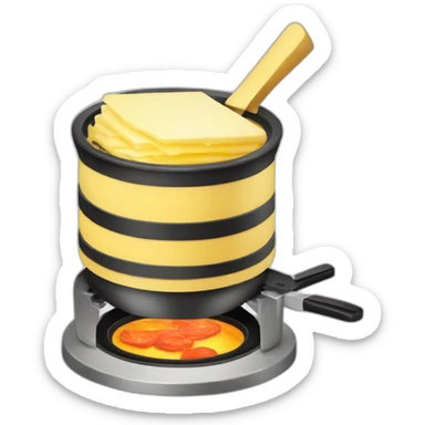 raclette fondue sticker
