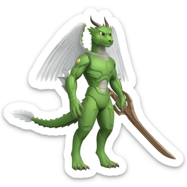 Trico-Vernid-Sergal-Protogen-Dutch-Angel-Dragon-fusion-animal-hybrid sticker