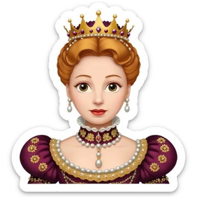 queen elizabeth 1 sticker